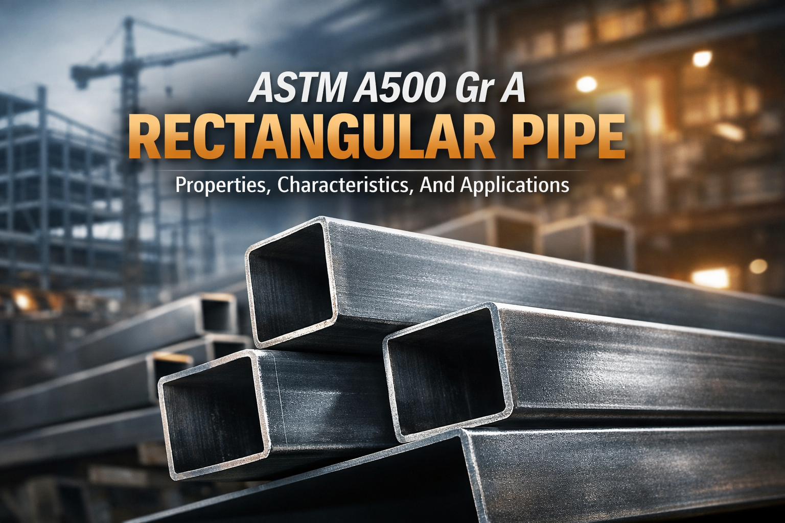 ASTM A500 Gr A Rectangular Pipe Properties, Characteristics, And Applications