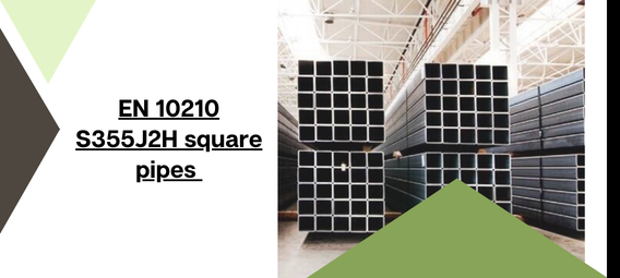 Stacks of industrial square steel hollow sections bundled in a warehouse setting.